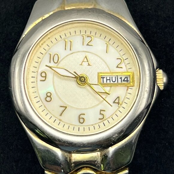 AGENDA Ladies Petite Watch Silver Gold Working - Picture 5 of 7